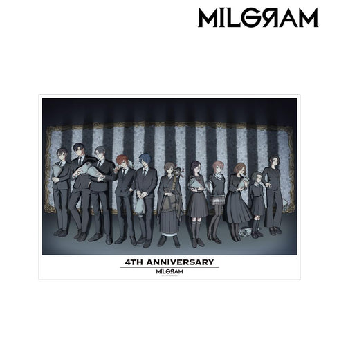 『MILGRAM -ミルグラム-』描き下ろし 集合 4th Anniversary ver. A3マット加工ポスター【202502再販】
