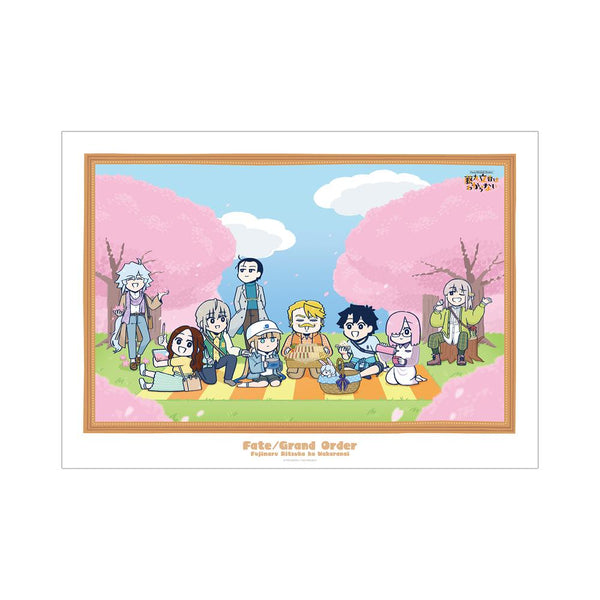 『Fate/Grand Order 藤丸立香はわからない』槌田先生 描き下ろし お花見ver. A3マット加工ポスター【202601再販】