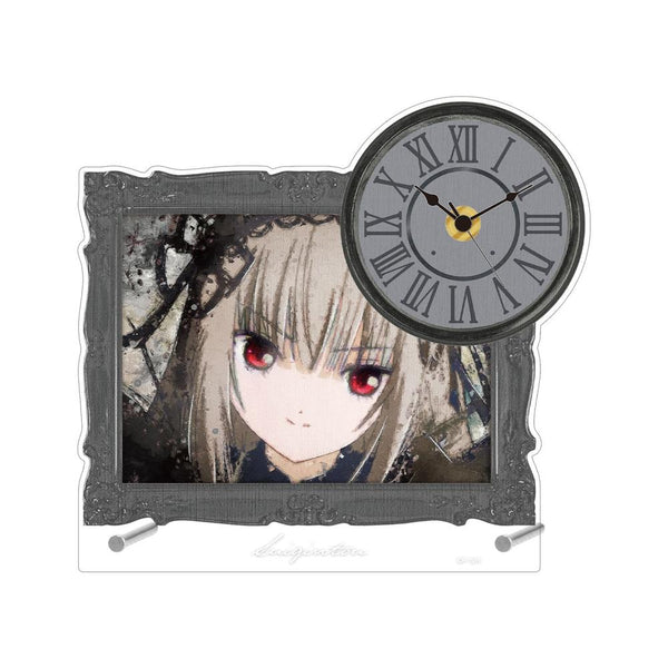 『ローゼンメイデン』水銀燈 grunge CANVAS アクリルスタンド時計【202605再販】