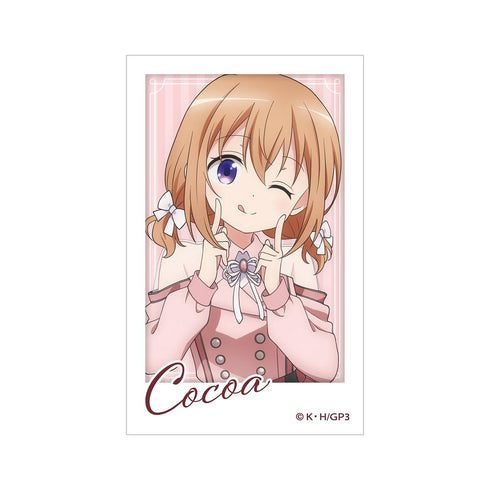 『ご注文はうさぎですか? BLOOM』描き下ろし ココア アイドル制服ver. インスタントカメラ風イラストカード【202507再販】