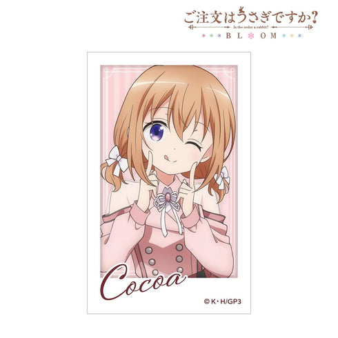 『ご注文はうさぎですか? BLOOM』描き下ろし ココア アイドル制服ver. インスタントカメラ風イラストカード【202507再販】