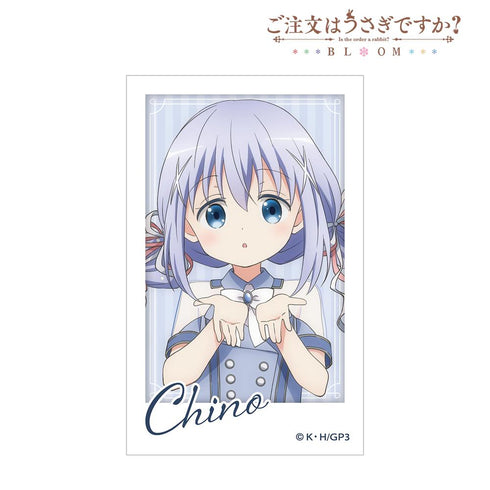 『ご注文はうさぎですか? BLOOM』描き下ろし チノ アイドル制服ver. インスタントカメラ風イラストカード【202507再販】