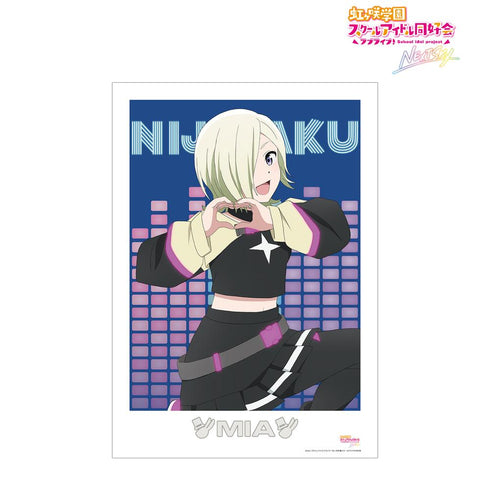 『ラブライブ!虹ヶ咲学園スクールアイドル同好会 NEXT SKY』ミア・テイラー Go Our Way! A3マット加工ポスター【202503再販】