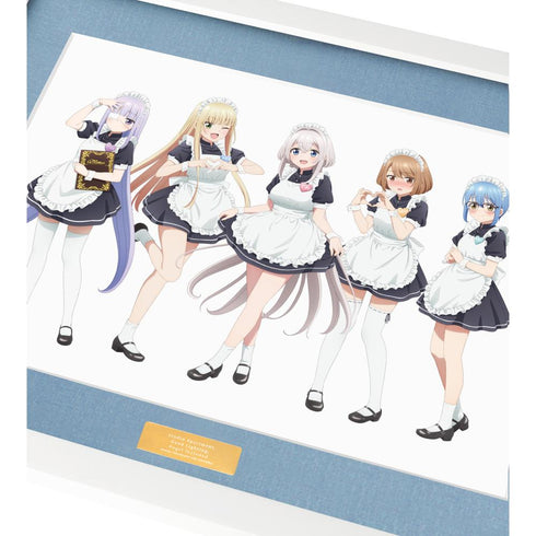 『ワンルーム、日当たり普通、天使つき。』描き下ろし 集合 メイドver. キャラファイングラフ【202502再販】