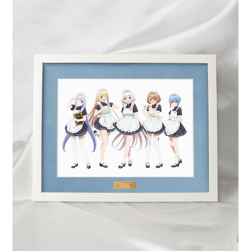 『ワンルーム、日当たり普通、天使つき。』描き下ろし 集合 メイドver. キャラファイングラフ【202502再販】