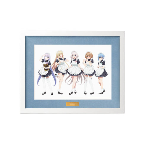 『ワンルーム、日当たり普通、天使つき。』描き下ろし 集合 メイドver. キャラファイングラフ