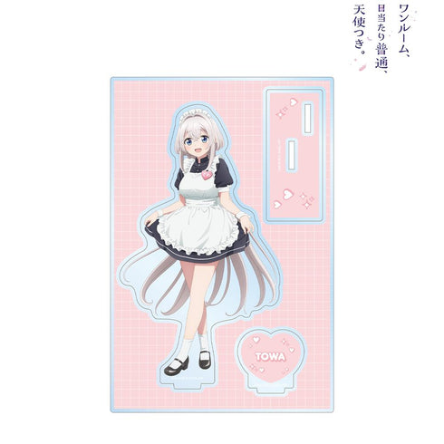 『ワンルーム、日当たり普通、天使つき。』描き下ろし とわ メイドver. パーツ付きBIGアクリルスタンド【202502再販】