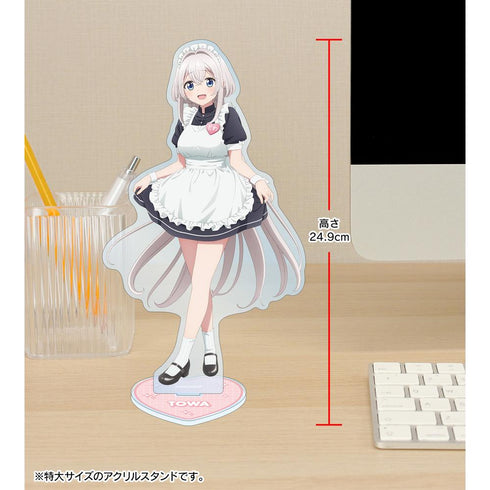 『ワンルーム、日当たり普通、天使つき。』描き下ろし とわ メイドver. 特大アクリルスタンド【202502再販】