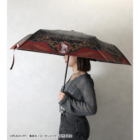 『ローゼンメイデン』真紅 UVカット付き晴雨兼用ワンタッチ折りたたみ傘