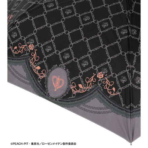 『ローゼンメイデン』水銀燈 UVカット付き晴雨兼用ワンタッチ折りたたみ傘