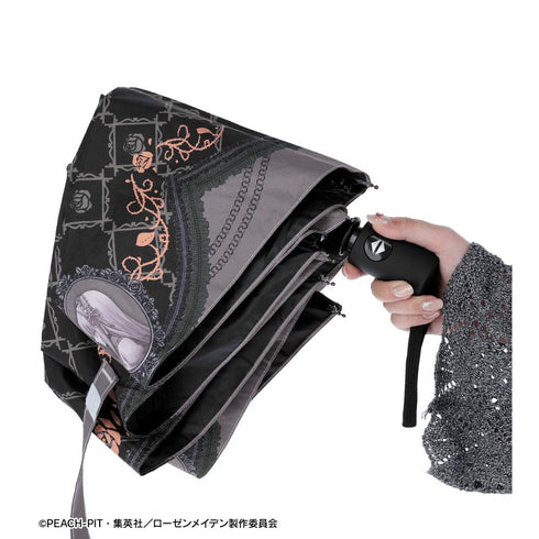 『ローゼンメイデン』水銀燈 UVカット付き晴雨兼用ワンタッチ折りたたみ傘