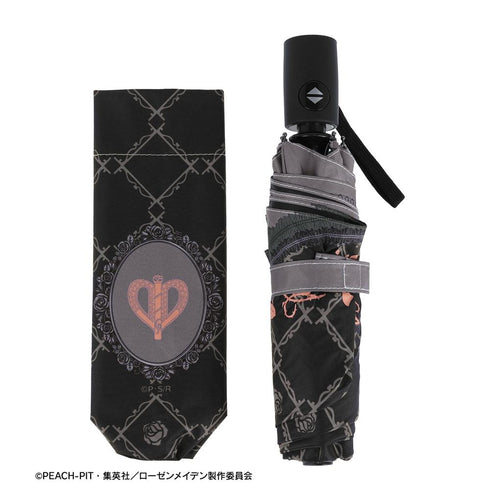 『ローゼンメイデン』水銀燈 UVカット付き晴雨兼用ワンタッチ折りたたみ傘