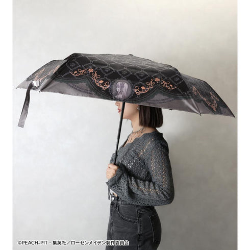 『ローゼンメイデン』水銀燈 UVカット付き晴雨兼用ワンタッチ折りたたみ傘