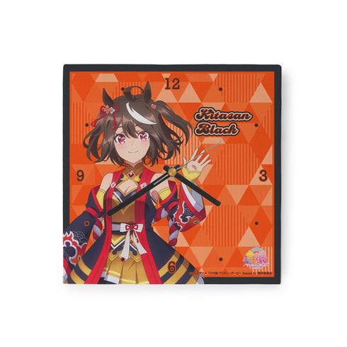 『ウマ娘 プリティーダービー Season 3』キタサンブラック ファブリックウォールクロック