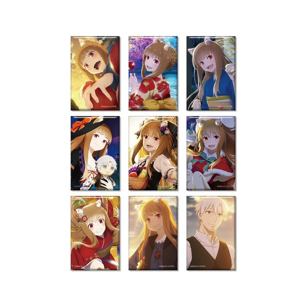 『狼と香辛料 MERCHANT MEETS THE WISE WOLF』トレーディングスクエア缶バッジ(単位/BOX)【202603再販】