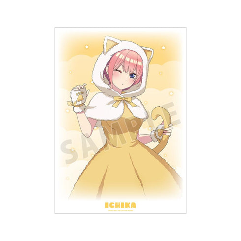 『五等分の花嫁』描き下ろし 中野一花 動物もこもこ着ぐるみver. A3マット加工ポスター【202501再販】