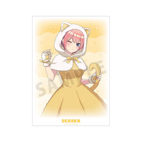 『五等分の花嫁』描き下ろし 中野一花 動物もこもこ着ぐるみver. A3マット加工ポスター