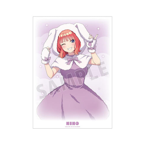 『五等分の花嫁』描き下ろし 中野二乃 動物もこもこ着ぐるみver. A3マット加工ポスター【202501再販】