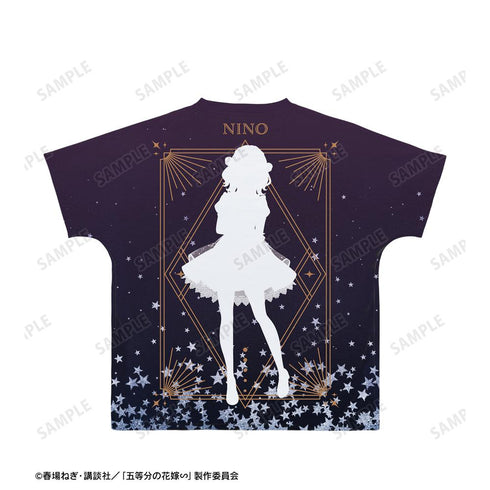 『五等分の花嫁∽』描き下ろし 中野二乃 星空メイドver. フルグラフィックTシャツユニセックス【202501再販】