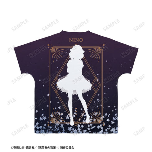『五等分の花嫁∽』描き下ろし 中野二乃 星空メイドver. フルグラフィックTシャツユニセックス