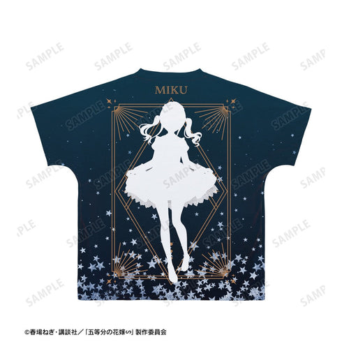 『五等分の花嫁∽』描き下ろし 中野三玖 星空メイドver. フルグラフィックTシャツユニセックス