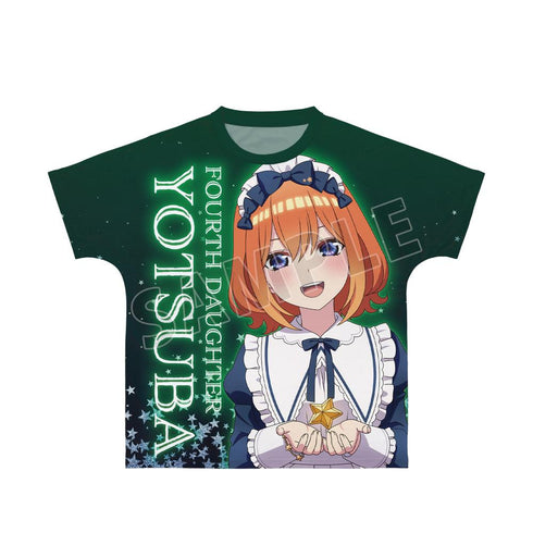 『五等分の花嫁∽』描き下ろし 中野四葉 星空メイドver. フルグラフィックTシャツユニセックス【202501再販】