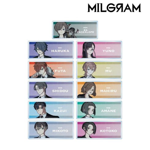 『MILGRAM -ミルグラム-』描き下ろし 4th Anniversary ver. トレーディングアクリルネームプレート(単位/BOX)【202606再販】