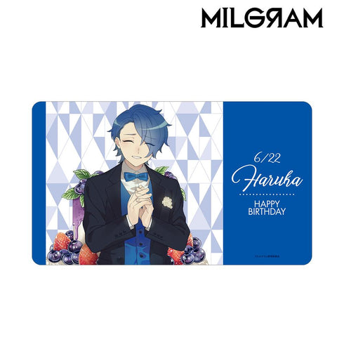 『MILGRAM -ミルグラム-』描き下ろし ハルカ バースデーver. マルチデスクマット
