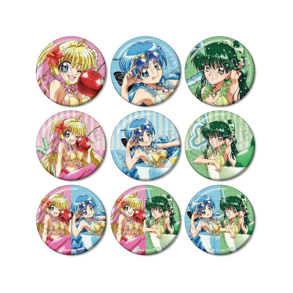 『ぴちぴちピッチ』描き下ろし カクテルグラスver. トレーディンググリッター缶バッジ(単位/BOX)【202606再販】
