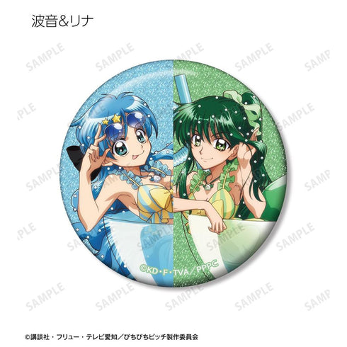 『ぴちぴちピッチ』描き下ろし カクテルグラスver. トレーディンググリッター缶バッジ(単位/BOX)【202606再販】