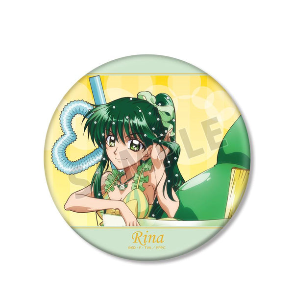 『ぴちぴちピッチ』描き下ろし リナ カクテルグラスver. BIG缶バッジ【202511再販】