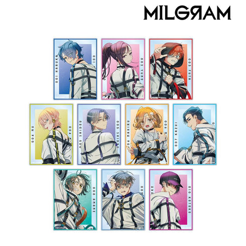 『MILGRAM -ミルグラム-』第二審ジャケットver. トレーディングアクリルカード(単位/BOX)