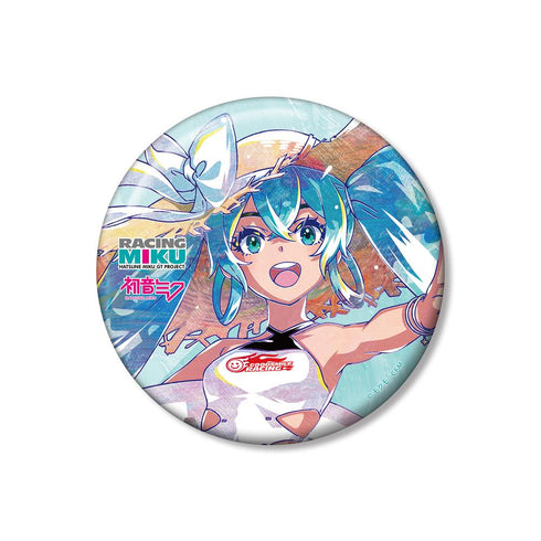 『初音ミク GTプロジェクト』レーシングミク 2024 Tropical Ver. Ani-Art 100mm缶バッジ ver.A