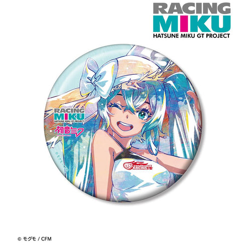 『初音ミク GTプロジェクト』レーシングミク 2024 Tropical Ver. Ani-Art 100mm缶バッジ ver.B