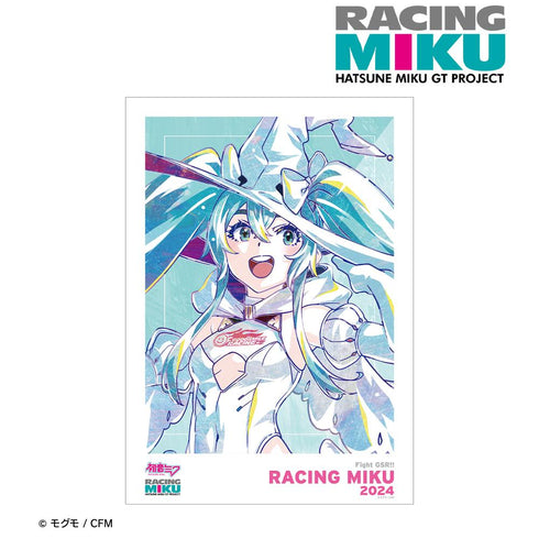 『初音ミク GTプロジェクト』レーシングミク 2024Ver. Ani-Art A3マット加工ポスター ver.A
