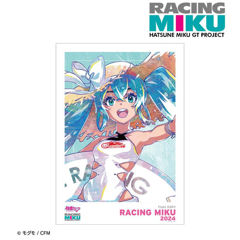 『初音ミク GTプロジェクト』レーシングミク 2024 Tropical Ver. Ani-Art A3マット加工ポスター ver.A