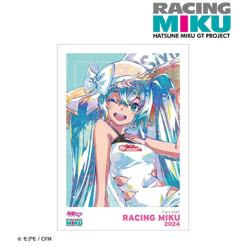 『初音ミク GTプロジェクト』レーシングミク 2024 Tropical Ver. Ani-Art A3マット加工ポスター ver.B