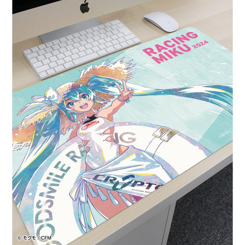 『初音ミク GTプロジェクト』レーシングミク 2024 Tropical Ver. Ani-Art マルチデスクマット