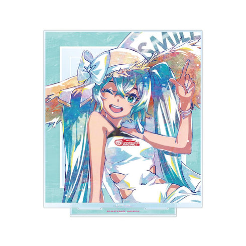 『初音ミク GTプロジェクト』レーシングミク 2024 Tropical Ver. Ani-Art BIGアクリルスタンド ver.B