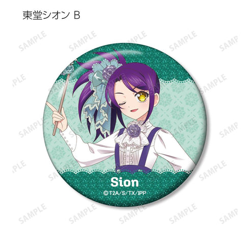 『プリパラ10周年』描き下ろし 花まつりver. トレーディンググリッター缶バッジ(単位/BOX)