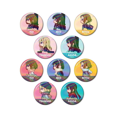 『けいおん!』トレーディング ちびとこ オーロラ缶バッジ(単位/BOX)【202509再販】