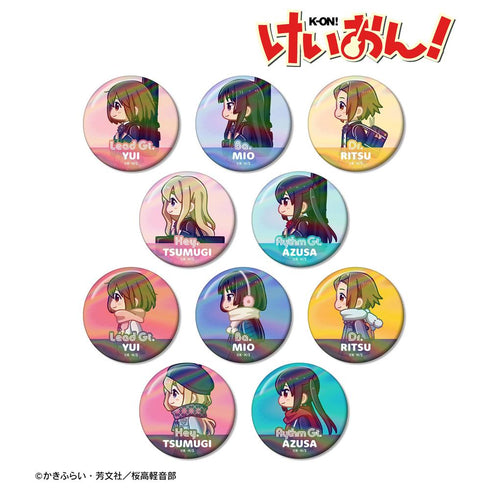 『けいおん!』トレーディング ちびとこ オーロラ缶バッジ(単位/BOX)【202509再販】