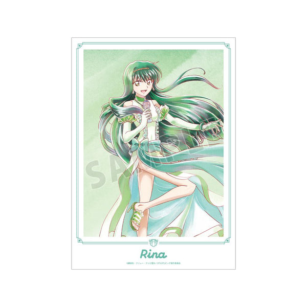 『ぴちぴちピッチ』描き下ろし リナ 20th Anniversary ver. Ani-Art aqua label A3マット加工ポスター【202511再販】