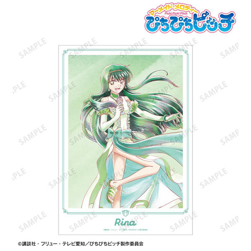 『ぴちぴちピッチ』描き下ろし リナ 20th Anniversary ver. Ani-Art aqua label A3マット加工ポスター【202511再販】
