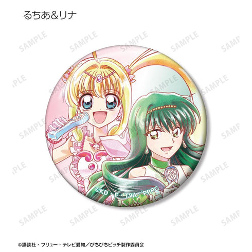 『ぴちぴちピッチ』描き下ろし 20th Anniversary ver. トレーディング Ani-Art aqua label 缶バッジ(単位/BOX)【202606再販】