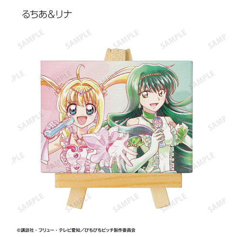 『ぴちぴちピッチ』描き下ろし 20th Anniversary ver. トレーディング Ani-Art aqua label ミニキャンバスボード(単位/BOX)