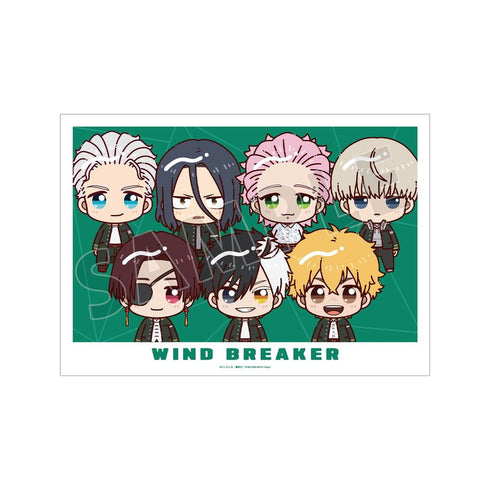 『WIND BREAKER』集合 ちょこんと! A3マット加工ポスター【202603再販】