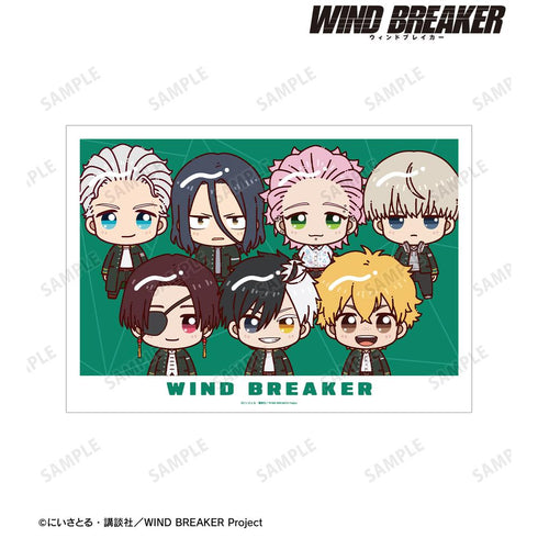 『WIND BREAKER』集合 ちょこんと! A3マット加工ポスター【202507再販】