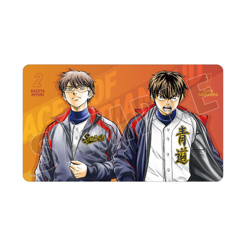 『原作ダイヤのA actII』寺嶋裕二先生 描き下ろし 沢村栄純&御幸一也 敢闘精神ver. マルチデスクマット