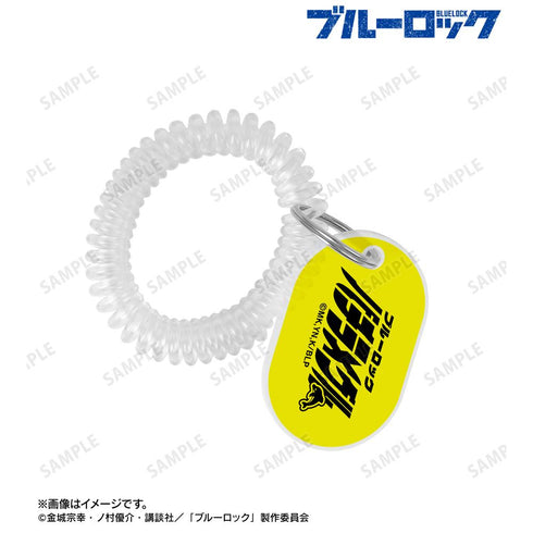 『ブルーロック』蜂楽 廻 ネームデザイン ロッカーキー風アクリルキーホルダー